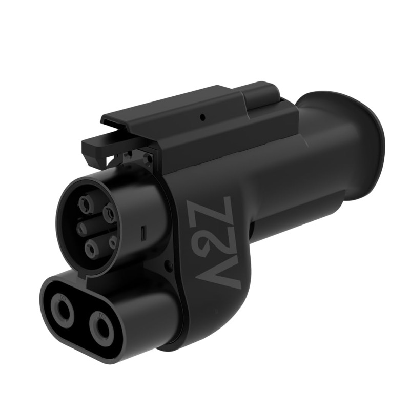 A2Z EV Typhoon Pro NACS to CCS1 DC fast charging adapter