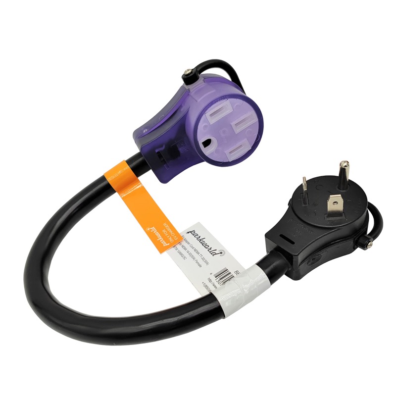 Parkworld NEMA TT-30P to 14-50R EV charging adapter cord