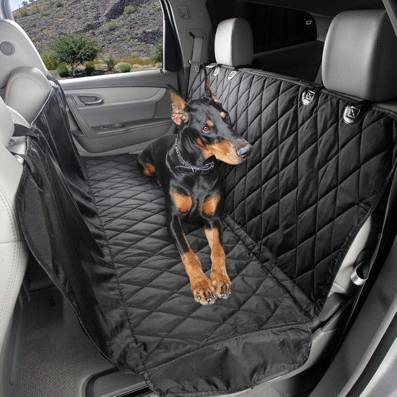 4Knines waterproof dog backseat cover with hammock