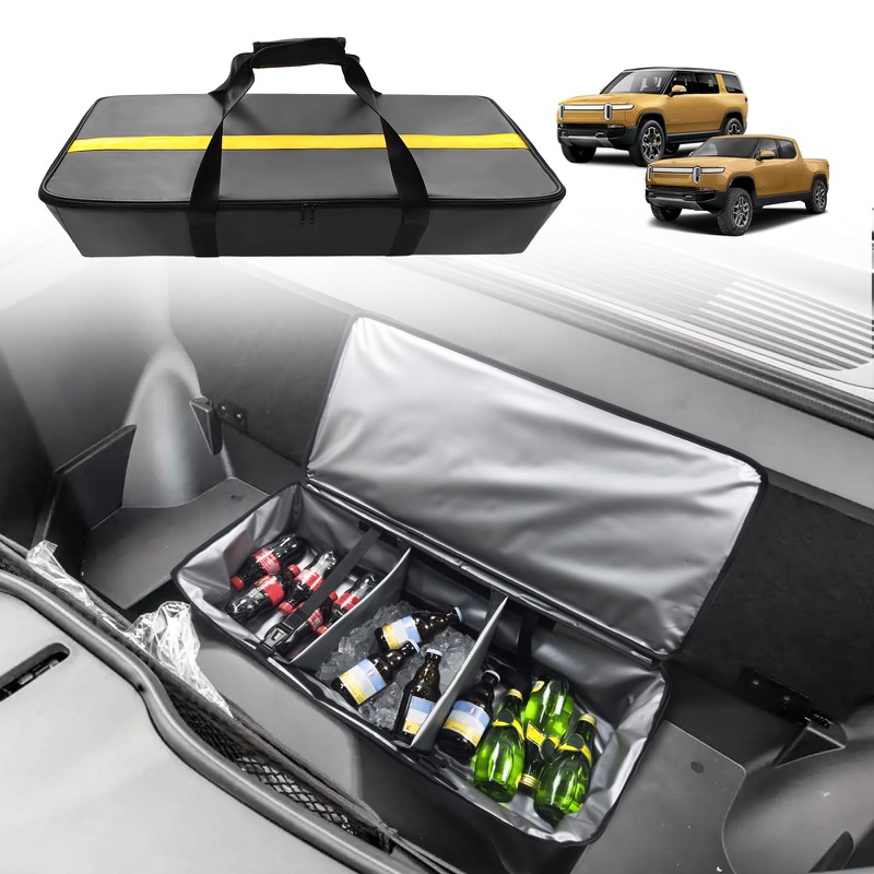 BestEvMod insulated frunk cooler bag for Rivian R1T and R1S